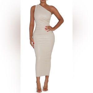 Naked Wardrobe Faux Side Dress M